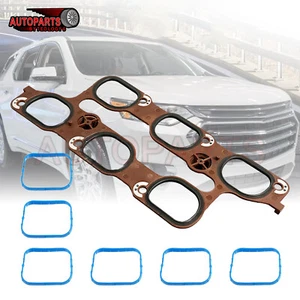  Cylinder Intake Manifold Upper Lower Gasket Set for Buick for Chevy 12673301 - Picture 1 of 9