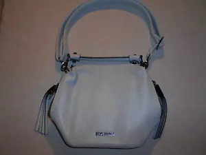 Bolso de hombro Steve Madden azul claro con cremallera tamaño mediano - Imagen 1 de 4