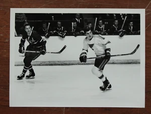 Barclay Plager St. Louis Blues Jean Beliveau Montreal Canadiens Photo NHL - Picture 1 of 2