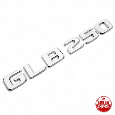 20-21 Mercedes-Benz GLB 250 GLB250 Letter Emblem Trunk Badge AMG Sport Chrome - Image 1 of 4