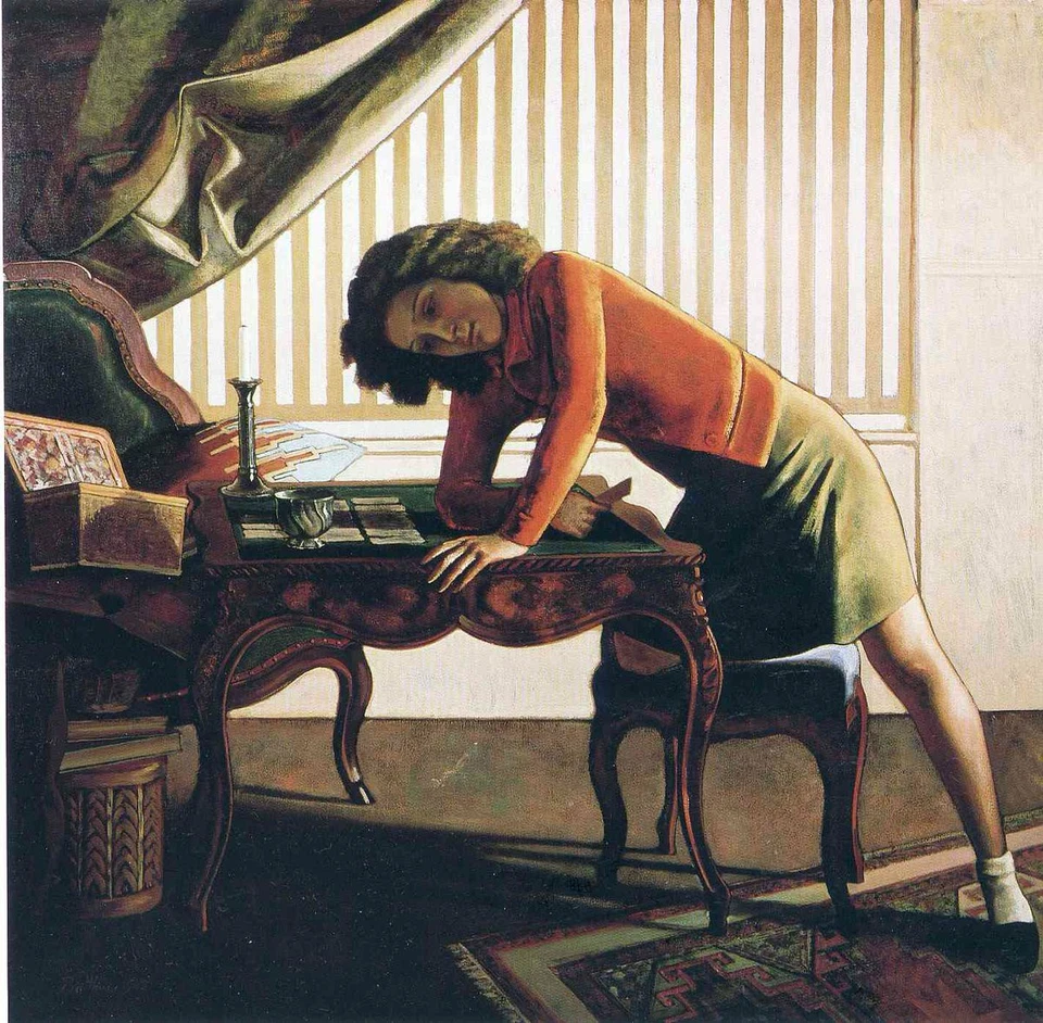Impresión artística en lienzo de archivo Balthus: Patience: 1943 Foto 1 de 1