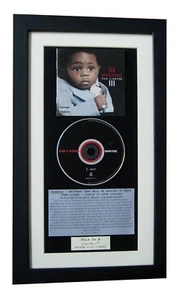 LIL WAYNE Tha Carter III CLASSIC CD GALLERY QUALITY FRAMED+EXPRESS GLOBAL SHIP - Picture 1 of 8