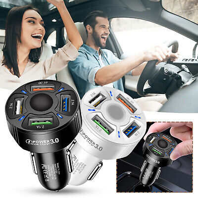 Car Charging 4 In 1 USB Car Charger Fast Charger Car Charger One Tow Four Cell • 14.68$