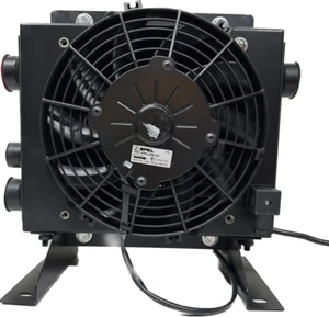 80L/Min Oil Cooler with SPAL 12V Puller Fan LOC07 EF3526  G1 Fittings Mounts - Bild 1 von 4