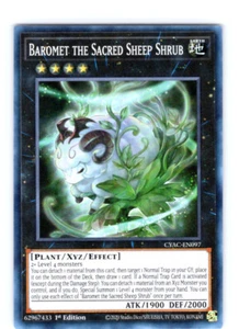 Yu-Gi-Oh! TCG Baromet the Sacred Sheep Shrub CYAC-EN097 - Picture 1 of 2