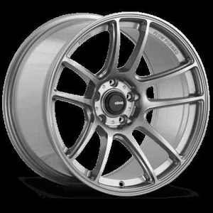 18x9.5 +35 Konig Heliogram 5x114.3 Titanium Metallic Wheels (Set of 4) - Picture 1 of 2