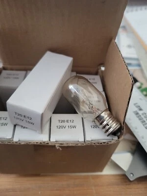 ONE Clear Light Bulb E12 T20 120V 15W Lava , Rock Salt Warm Lamp. - Image 1 of 4