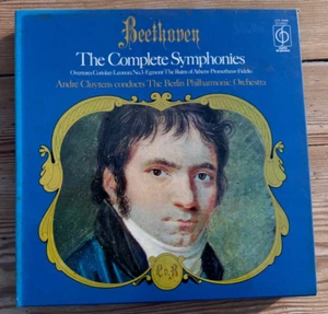 CFP 48999 Beethoven The Nine Symphonies Cluytens BPO 8 LP box set - Picture 1 of 6