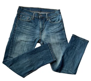 Levi's 502 Regular Fit Jeans W30 x L30 Zip Fly Blue Denim Casual Everyday Wear - Picture 1 of 4