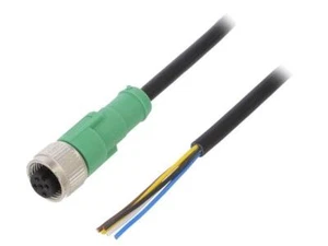 SAC-5P-10,0-PVC/M12FS Verbindungsleitung M12 PIN: 5 gerade 10m Stecker 60VAC 4A - Bild 1 von 1