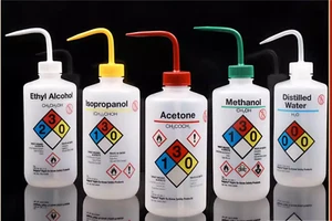 500ml Plastic Safety Wash Bottles for acetone water alcohol Isopropanol methanol - Picture 1 of 7