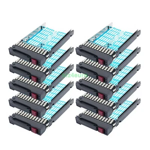 10* 2.5'' SAS SATA Tray Caddy für HP 378343–002 DL380 DL360 G5 G6 G7 DL360 DL580 - Afbeelding 1 van 10