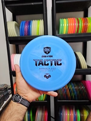 Discmania Discs Exo Soft Tactic Blue 174g #1 Evolution Disc Golf Approach - Image 1 of 3