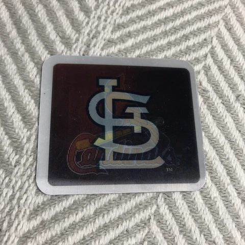 Square holographic St. Louis Cardinals baseball magnet Cover