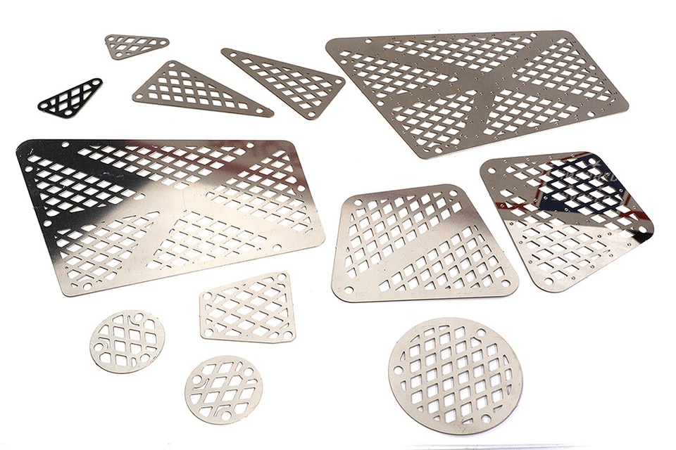 Stainless Steel Protection Plates for Losi 1/10 Lasernut U4 4WD Brushless RTR - Image 1 of 1