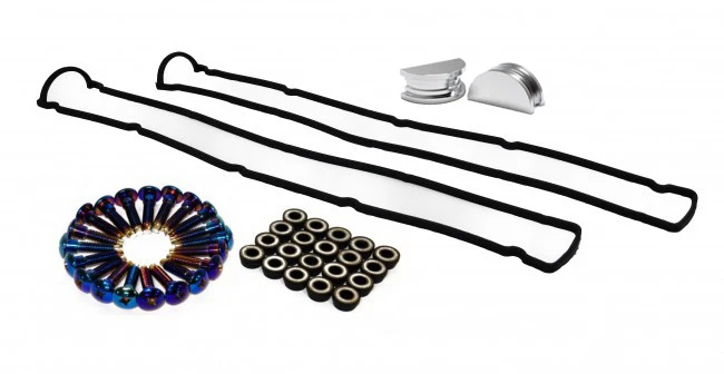 Blue Rocker Cover Bolts Washers Aluminium Bungs And Gasket RB20 RB25 RB26 - Image 1 of 1