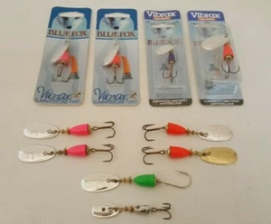 Vibrax Blue Fox Finland fishing lures lot of 10 4 in orig pkg - Picture 1 of 12