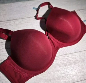 Ambrielle Full Coverage Bra 46DDD Red Bud Organic Cotton Gentle Support MSP$44 - Picture 1 of 6