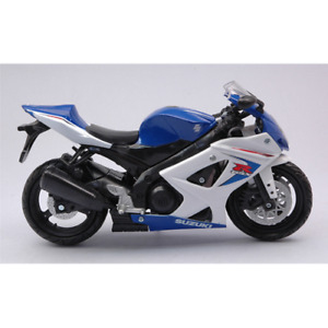 SUZUKI GSX-R1000 2008 Blue/White 1:12 New Ray Moto Die Cast Modellino
