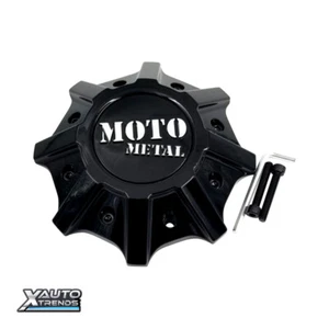 Moto Metal Wheel Center Cap Gloss Black T142L215-H48-S1 - Picture 1 of 1