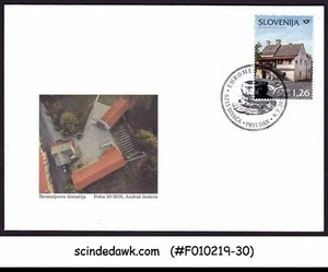 SLOVENIA - 2018 HOUSES OF MEDITERRANEAN / ARCHITECTURE - FDC - Picture 1 of 1