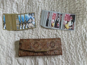 Vintage Bridge Playing Card Wallet With 2 Sets sealed Cards Scorecard never used - Picture 1 of 4