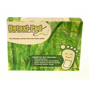 Detox Foot Patches - 4 boxes x Natural Detox Foot Pads from Japan  (40 pads) - Picture 1 of 7