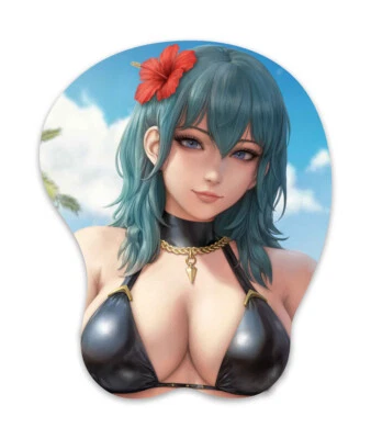 3D Mousepad Oppai Mouse pad with Wrist Rest Pain Relief Anime Manga pad byleth - Image 1 of 4