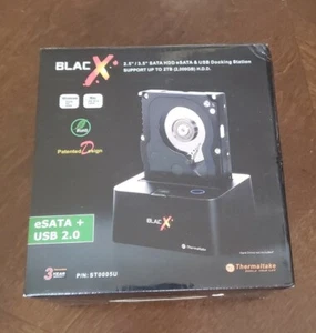 Thermaltake BlacX eSATA+ USB 2.0 Hard Drive Docking Station ST0005U up to 2TB - Picture 1 of 12