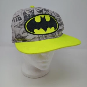 Batman DC Comics Green Yellow Youth Adjustable Snap Baseball Cap Hat - Imagen 1 de 17