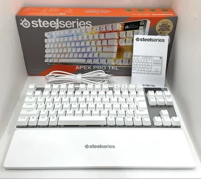 SteelSeries APEX PRO TKL White Mechanical Gaming Keyboard JIS  Used - Image 1 of 4