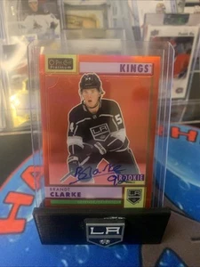 2022-23 Opc Platinum Retro Rookie Brandt Clarke Red Auto - Picture 1 of 2