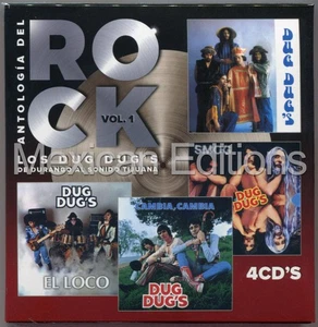 Antologia Del Rock Vol. 1 Mexican Edition 4CD - Los Dug Dug's - Picture 1 of 2