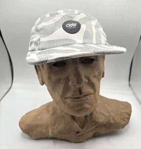Ciele Athletics Hat Clip Strap Back White Black Coolwick Running Mesh Mens - Picture 1 of 16