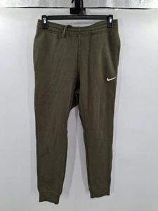 Nike Swoosh Medium Mens Jogger Fleece Pants Sweatpants Green - Picture 1 of 13