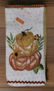 Rachel Ashwell Farmhous Kürbis Küchentücher 3 einzigartige Thanksgiving Herbst Herbst - Bild 1 von 18
