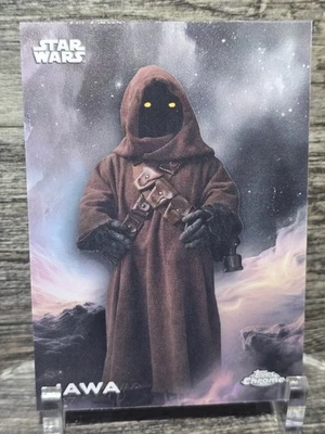 2025 Topps Chrome Star Wars JAWA #125 BOOK OF BOBA FETT MINT Base For LESS 🔥 - Image 1 of 4
