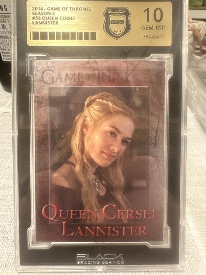 Queen Cersei Lannister #58 Card Game Of Thrones 2014 Season3 Grading 10 - Bild 1 von 2