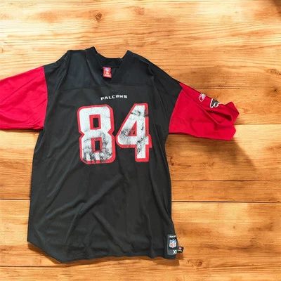 Camiseta deportiva Reebok Atlanta Falcons #84 Roddy blanca talla L grande NFL negra roja Foto 1 de 4