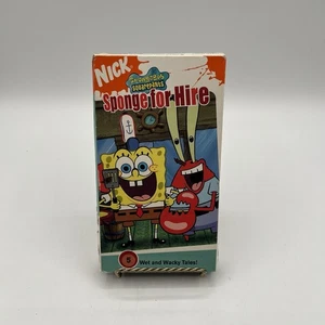 Nickelodeon Spongebob Squarepants Sponge for Hire (2004) VHS - Picture 1 of 7