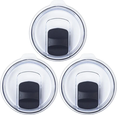 LUBISE 3 Pack 30 Oz Tumbler Lid, Magnetic Slider Replacement Lids for YETI 30/32 Oz, 14