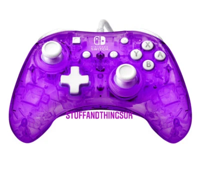 Nintendo Switch PURPLE Cosmo Berry Rock Candy Wired Controller NEW - Image 1 of 4