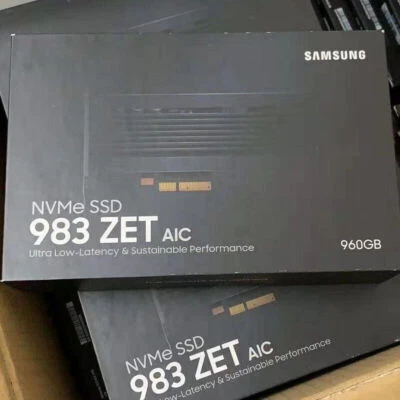 Original Samsung 983zet 480GB 960GB SSD PCIE SLC 1.5GB LPDDR4 Solid State Dirve - Image 1 of 2
