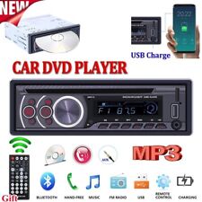1 Din Car Stereo Radio DVD CD Player Bluetooth Handsfree Call AUX USB TF MP3 FM