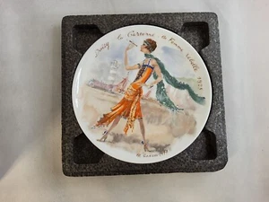Full Set of 12 Porcelain Plates D'Arceau Limoges Les Femmes du Siècle - Bild 1 von 15
