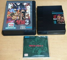 Metal Slug 3 For Neo Geo AES SNK Genuine US Version Complete & Near Mint