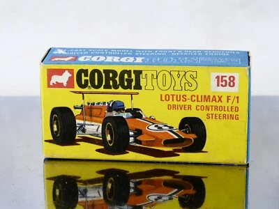 Corgi N.158 Lotus Climax F1 Vintage Scatola Solo Box Only 1/43 - Immagine 1 di 4