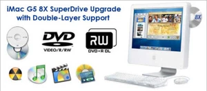 NOS MCETech IMACG5DVDR8DL-A for Vintage Apple iMac G5 8x SuperDrive DL Upgrade - Picture 1 of 7