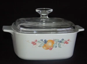 Corning 'ABUNDANCE' 1.5 Qt. Casserole ~ A-1.5-B ~ 1½ Liters ~ Clear Lid - Picture 1 of 3