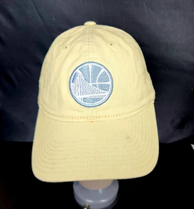 Golden State Warriors San Francisco NBA Hat Mitchell & Ness SnapBack Yellow Cap - Picture 1 of 12